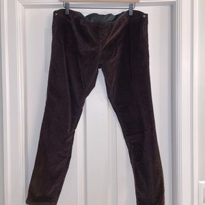 Isabel Maternity Corduroy Skinny Pants with Panel